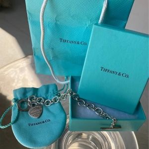 Return to Tiffany-Heart Tag Toggle Bracelet-Sterling Silver